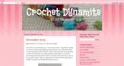 Desktop Screenshot of crochetdynamite.com