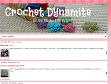 Tablet Screenshot of crochetdynamite.com